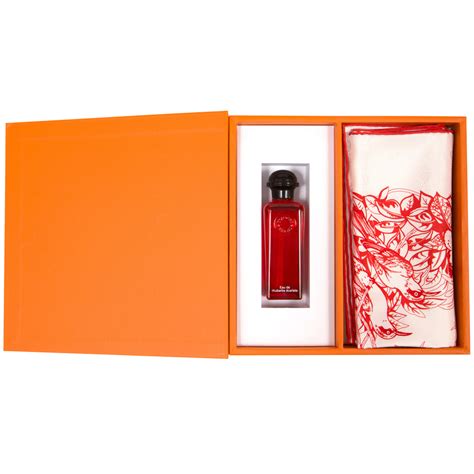 hermes eau de rhubarbe ecarlate dupe|hermes rhubarb gift set.